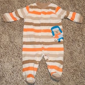 Infant boys fleece sleeper